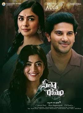 sita ramam theatrical poster