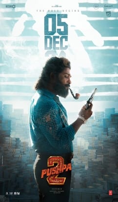 The theatrical release poster for Pushpa 2: The Rule.
