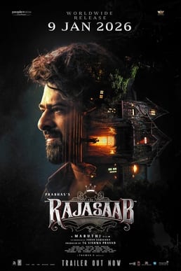 The theatrical release poster for The RajaSaab.