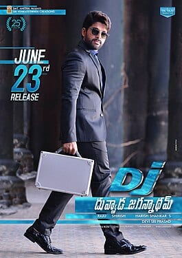 dj duvvada jagannadham theatrical poster